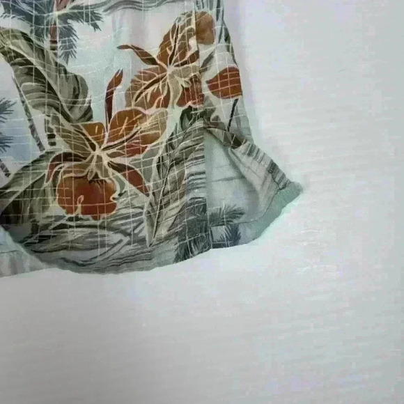 Campia Mens 2XL Button Down Hawaiin Shirt Rayon Easy Care Tropical Short Sleeve - Picture 8 of 10